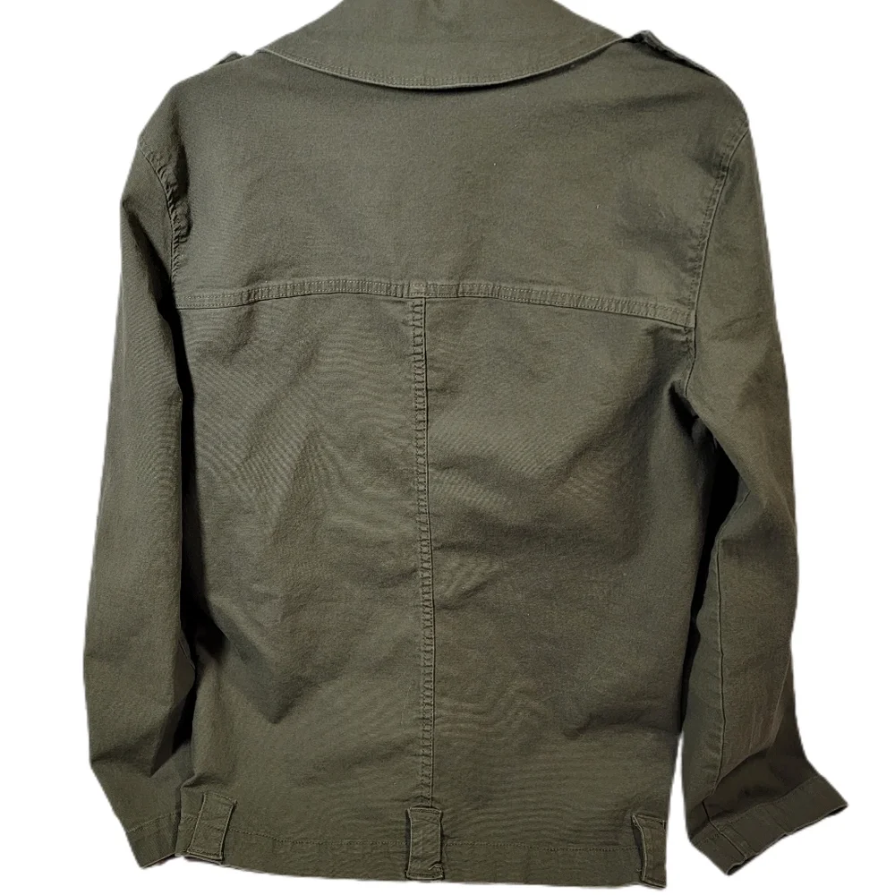 Forever 21 Coat Jacket Olive Green Size Medium Women's - Picture 2 of 5